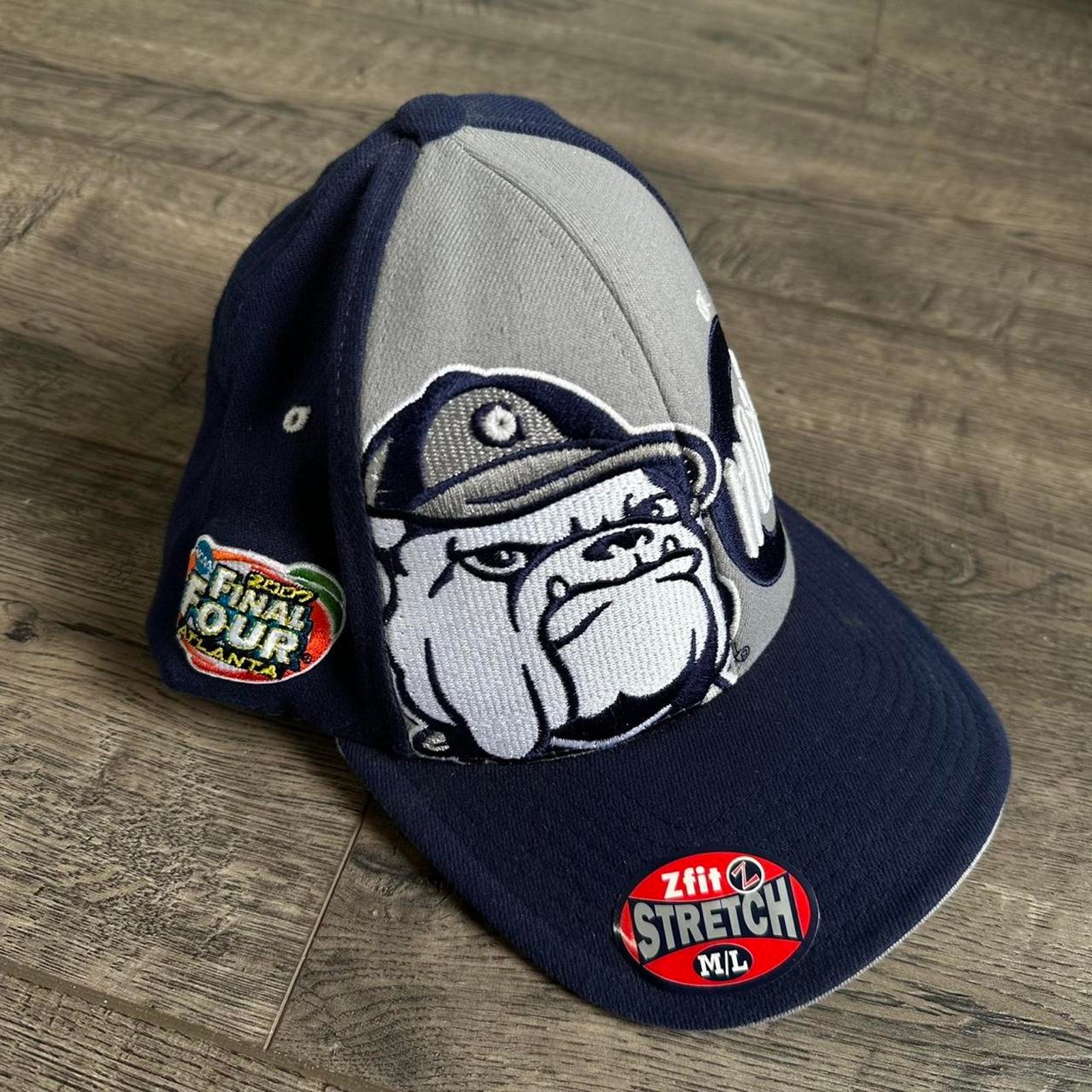Vintage 2007 Georgetown Ncaa Final Four Basketball Flex Hat